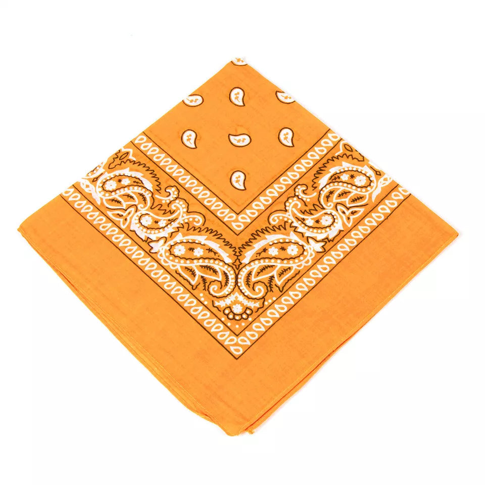 Cotton Paisley Bandanas 22"X22" Scarf Head Neck Bandannas
