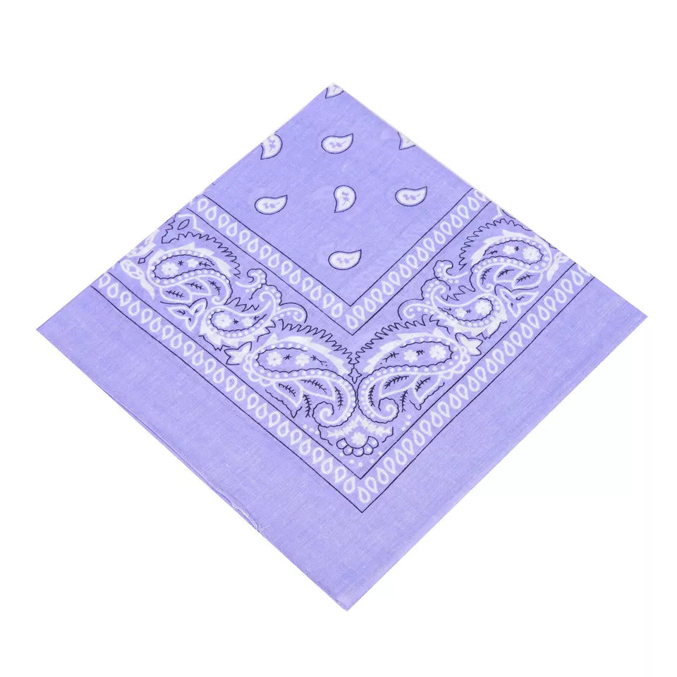 Cotton Paisley Bandanas 22"X22" Scarf Head Neck Bandannas