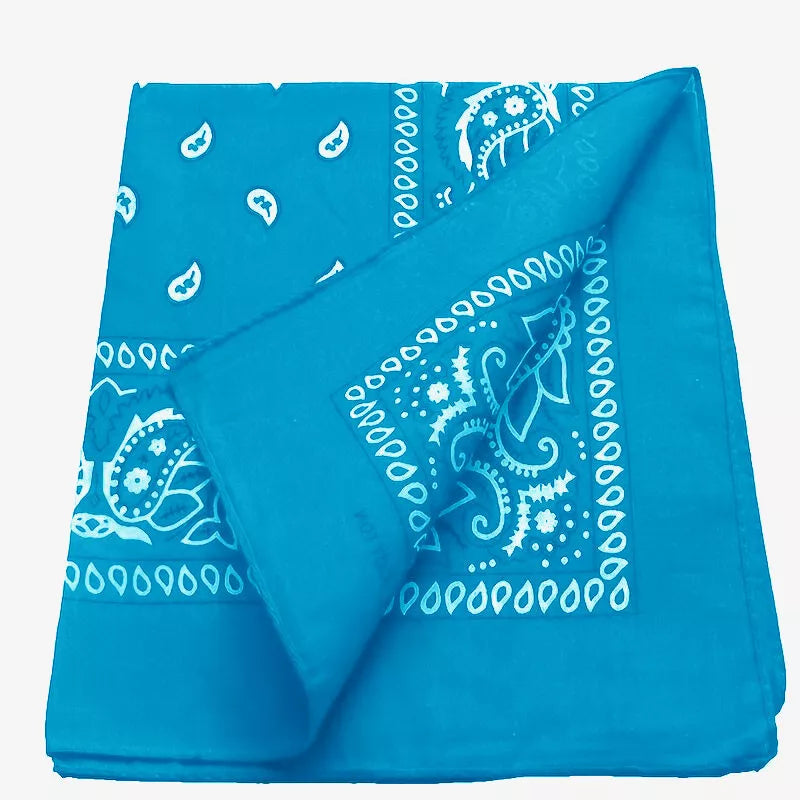 Cotton Paisley Bandanas 22"X22" Scarf Head Neck Bandannas