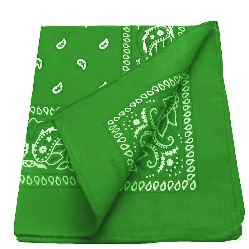 Cotton Paisley Bandanas 22"X22" Scarf Head Neck Bandannas