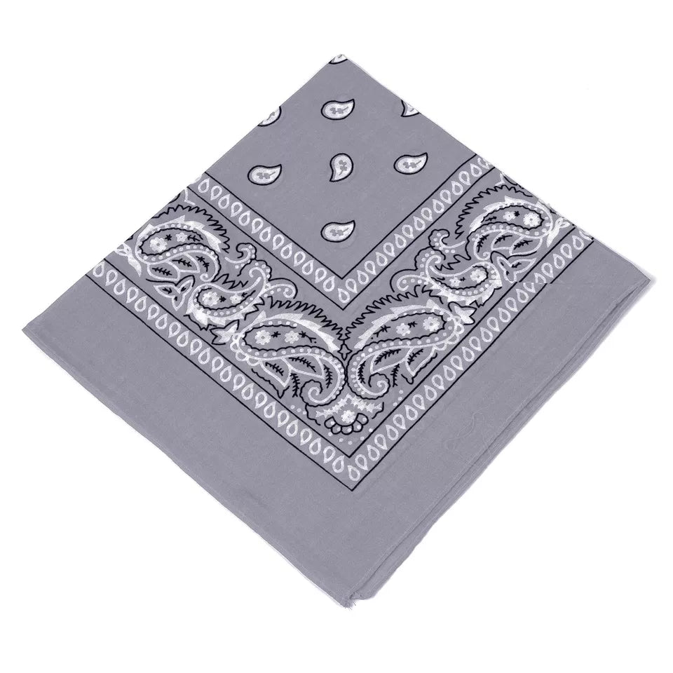 Cotton Paisley Bandanas 22"X22" Scarf Head Neck Bandannas