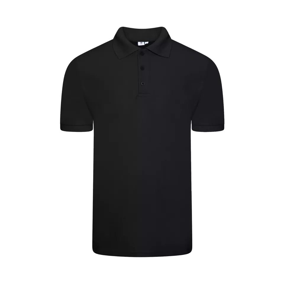 Men's Polo Shirt Short Sleeve Plain Casual Work Wear Uniform Pique Golf Tee Tops