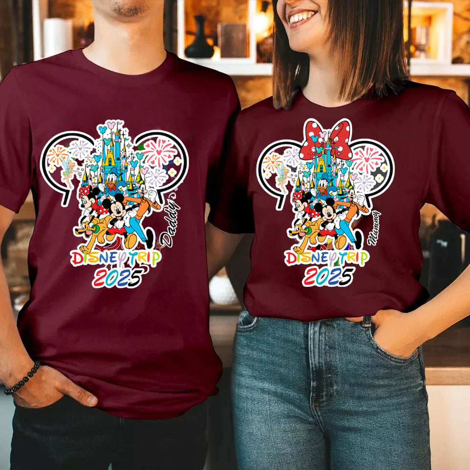 Personalized Disney Family Vacation T-Shirt – Matching Disneyland Trip Shirts