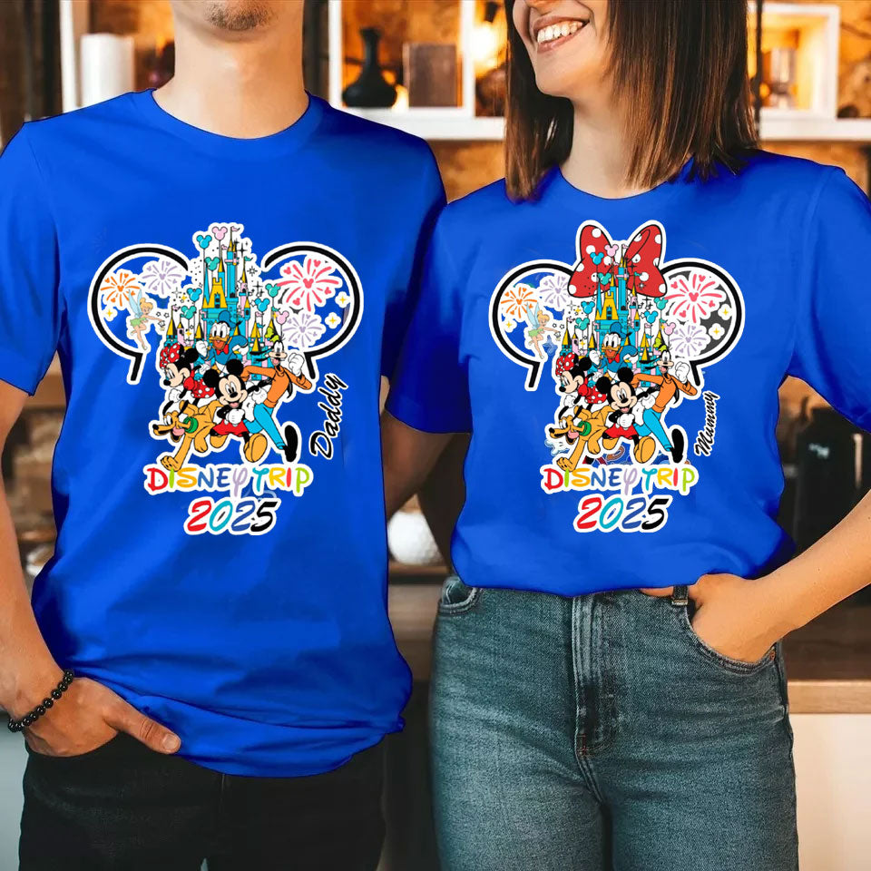 Personalized Disney Family Vacation T-Shirt – Matching Disneyland Trip Shirts