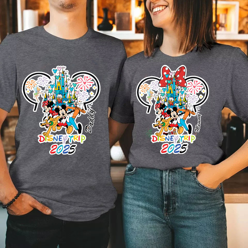 Personalized Disney Family Vacation T-Shirt – Matching Disneyland Trip Shirts