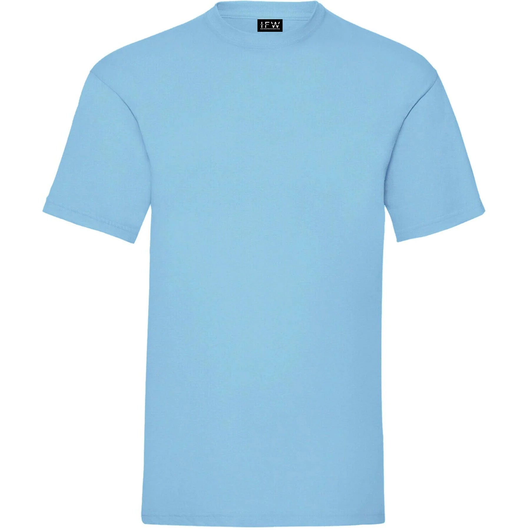 Men’s & Women’s 100% Cotton T-Shirt – Plain Short Sleeve Casual Tee