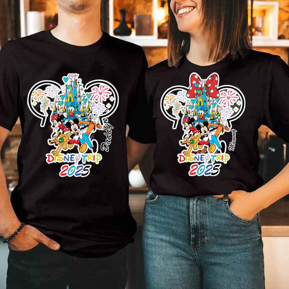 Personalized Disney Family Vacation T-Shirt – Matching Disneyland Trip Shirts