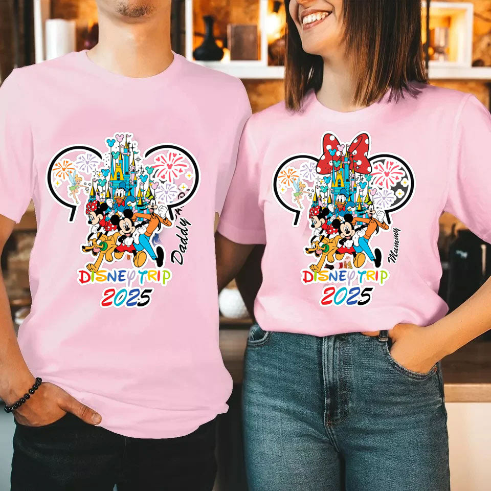 Personalized Disney Family Vacation T-Shirt – Matching Disneyland Trip Shirts