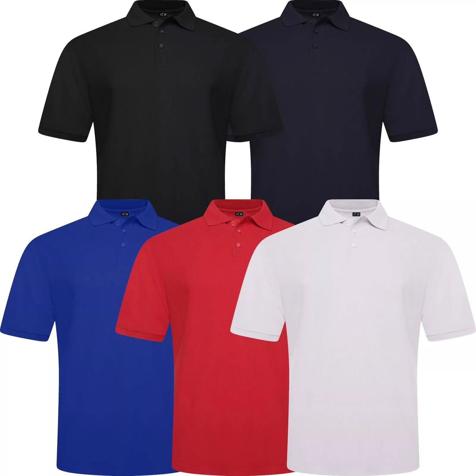 Men’s Premium Piqué Polo Shirt – Short Sleeve Regular Fit Work & Casual Top