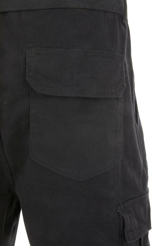 Men’s Stretch Cargo Shorts – Lightweight Cotton Twill Multi-Pocket Belted Casual Shorts