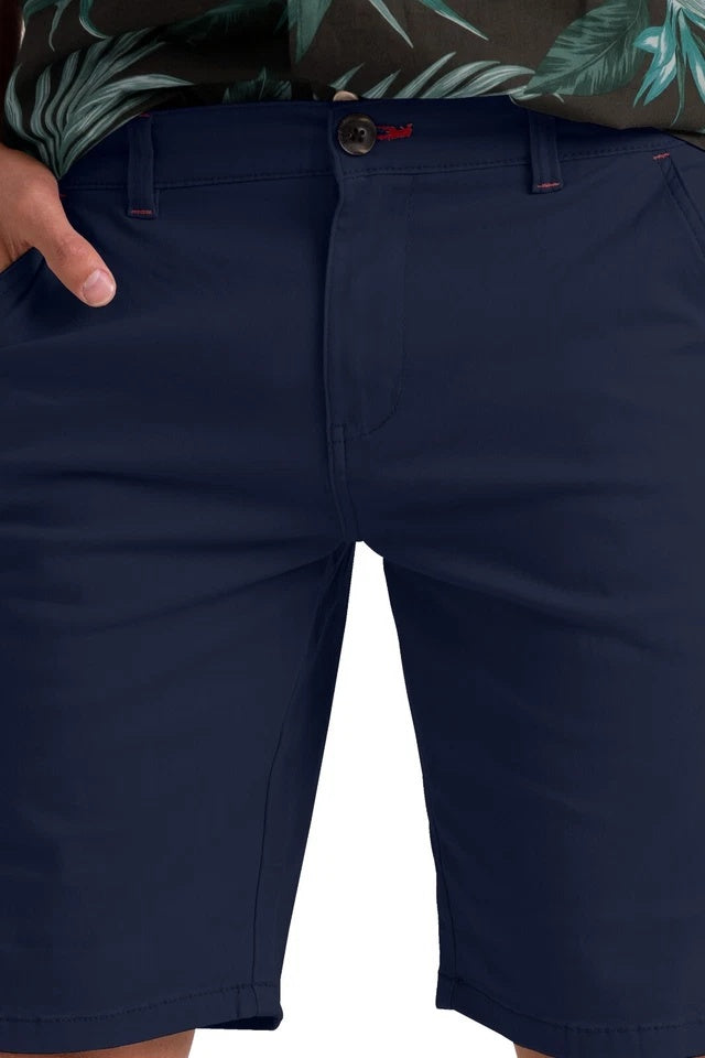 Men’s Stretch Cotton Chino Shorts – Summer Casual Half Pants, Lightweight Cargo Combat Style