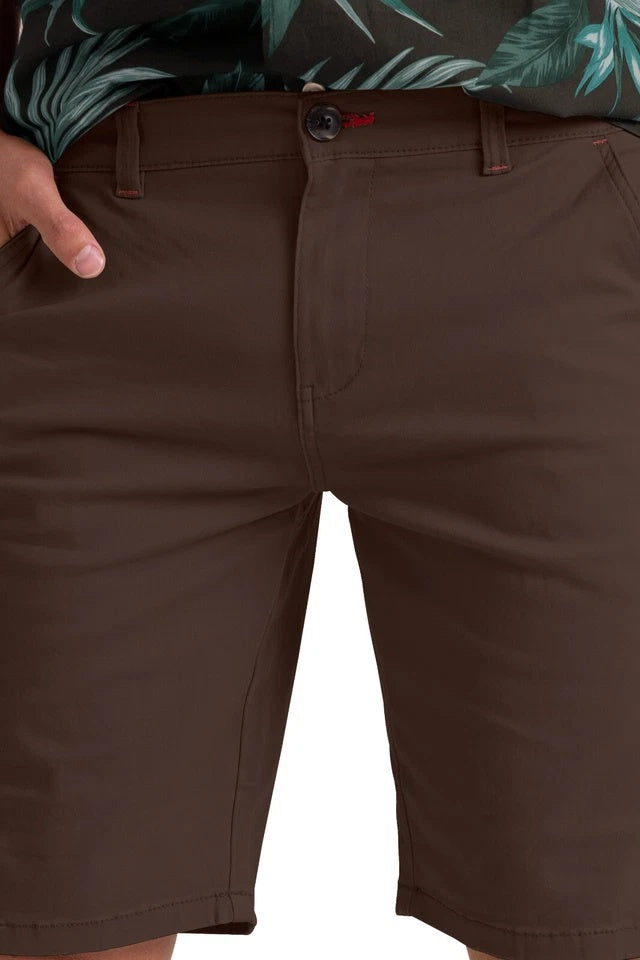 Men’s Stretch Cotton Chino Shorts – Summer Casual Half Pants, Lightweight Cargo Combat Style