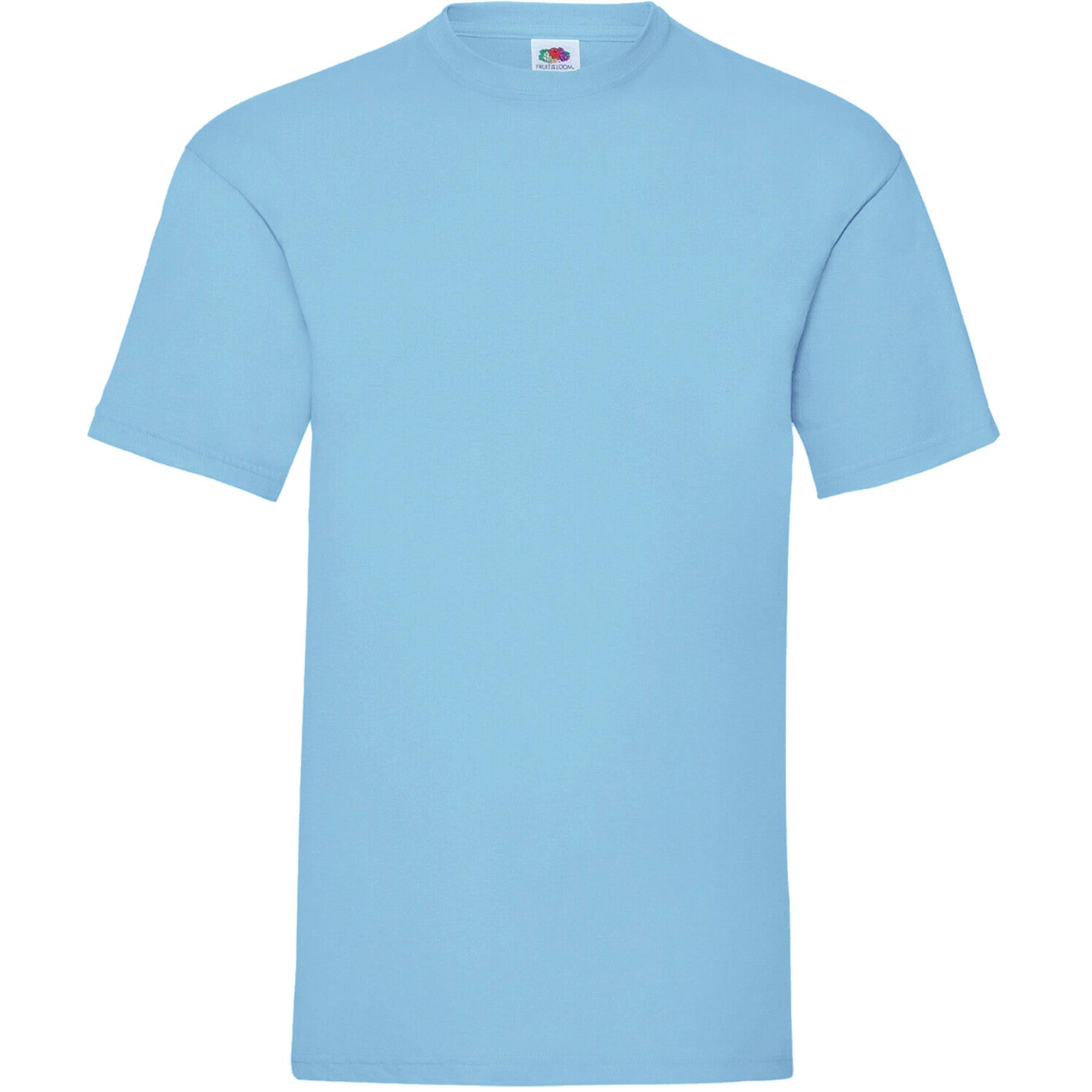 Men's Women's T Shirts 100% Cotton Plain Short Sleeve Tee Shirt