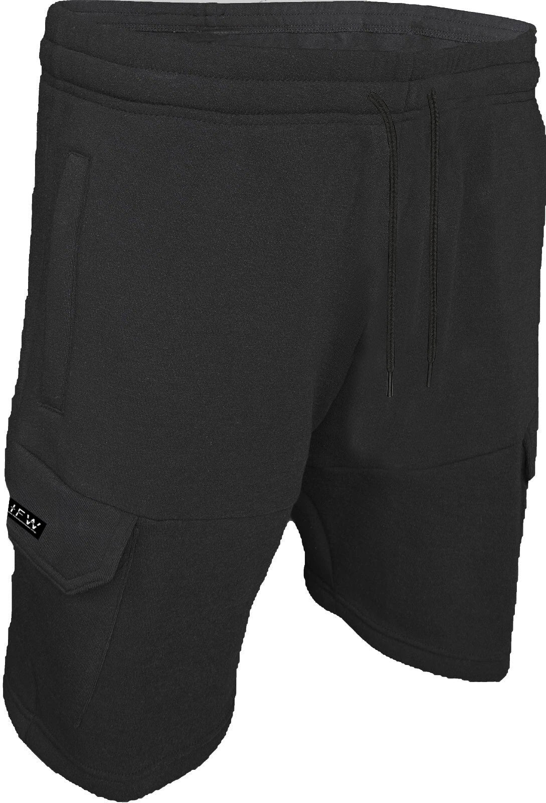 Men’s Fleece Cargo Combat Shorts With Zipper Pockets – Summer Gym & Work Wear Style