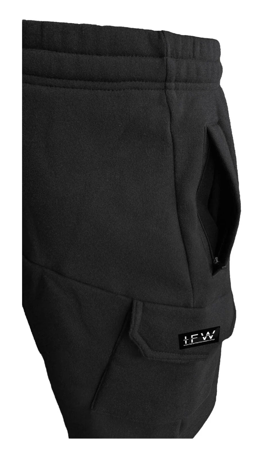 Men’s Fleece Cargo Combat Shorts With Zipper Pockets – Summer Gym & Work Wear Style