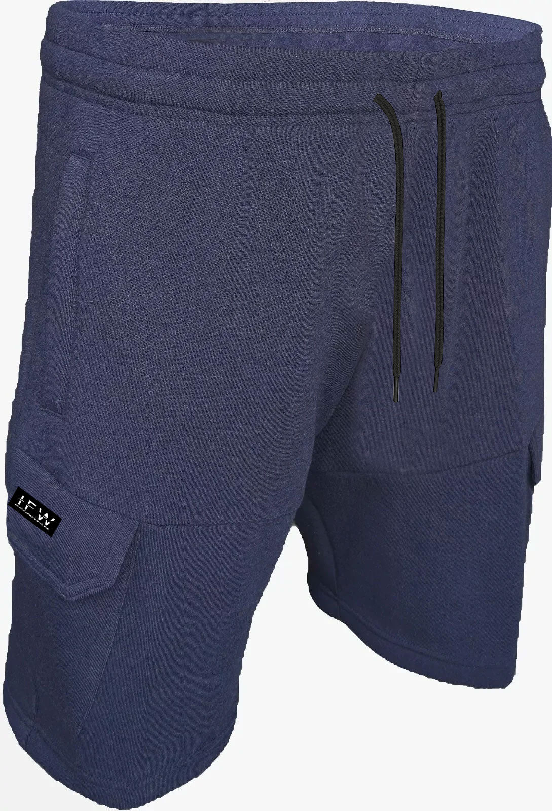 Men’s Fleece Cargo Combat Shorts With Zipper Pockets – Summer Gym & Work Wear Style
