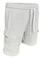 Men's Cargo Fleece Shorts With ZIPS Summer Gym Combat Pocket Elasticated Polycotton Shorts