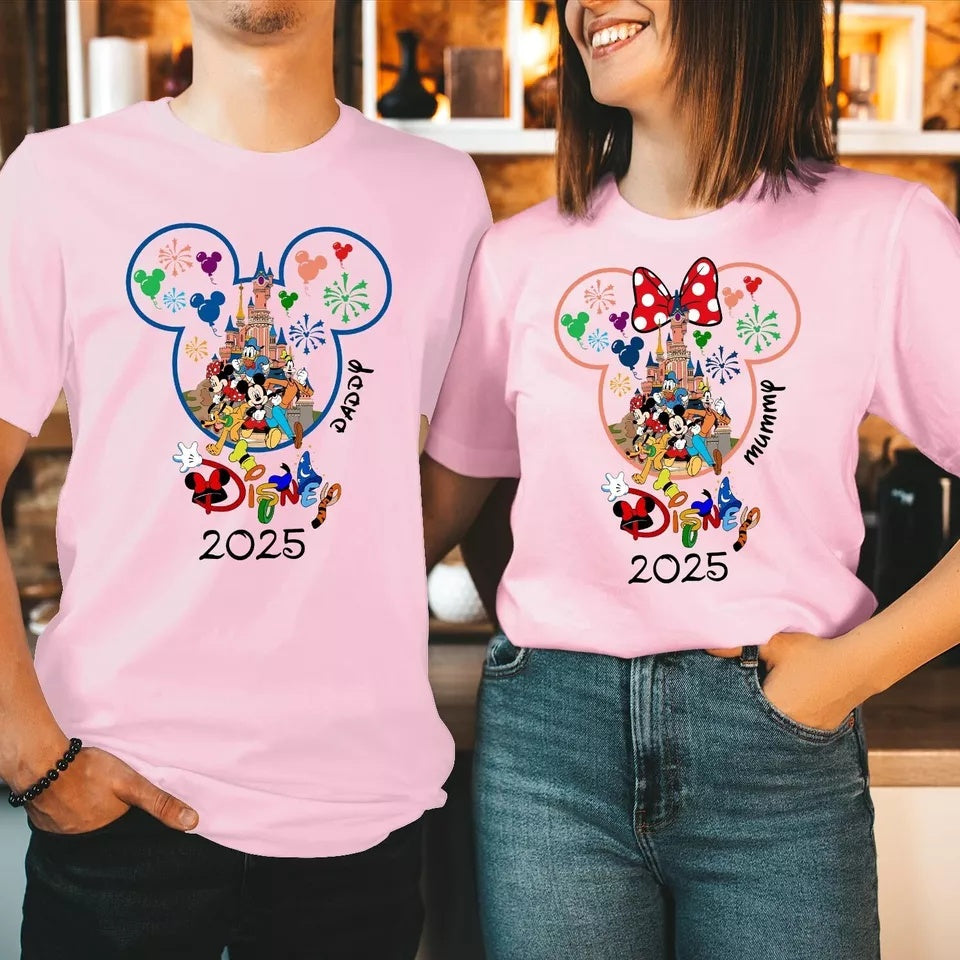 Personalized Disney Family Vacation T-Shirt – Matching Disneyland Trip Shirts