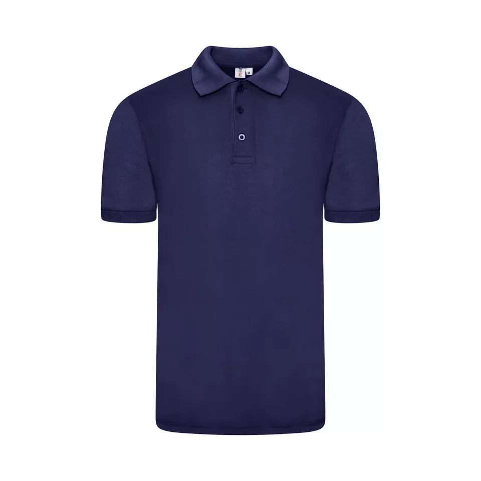 Men's Polo Shirt Short Sleeve Plain Casual Work Wear Uniform Pique Golf Tee Tops