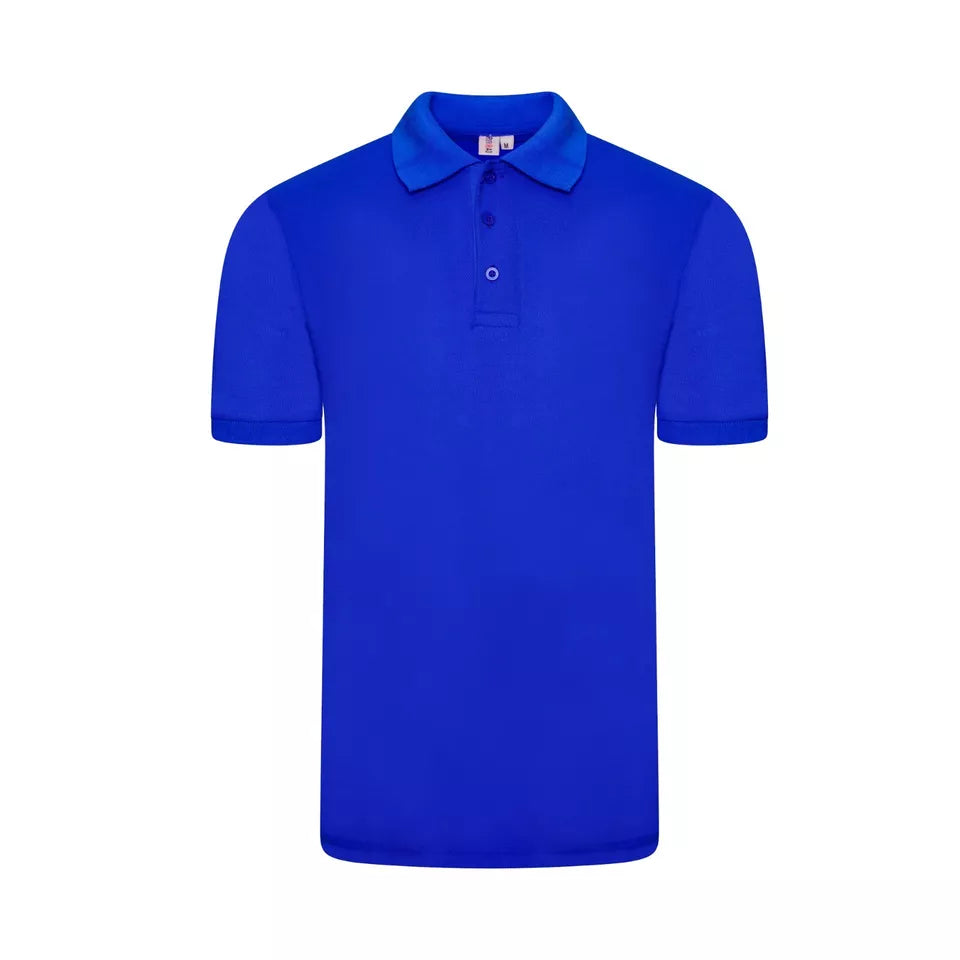 Men's Polo Shirt Short Sleeve Plain Casual Work Wear Uniform Pique Golf Tee Tops