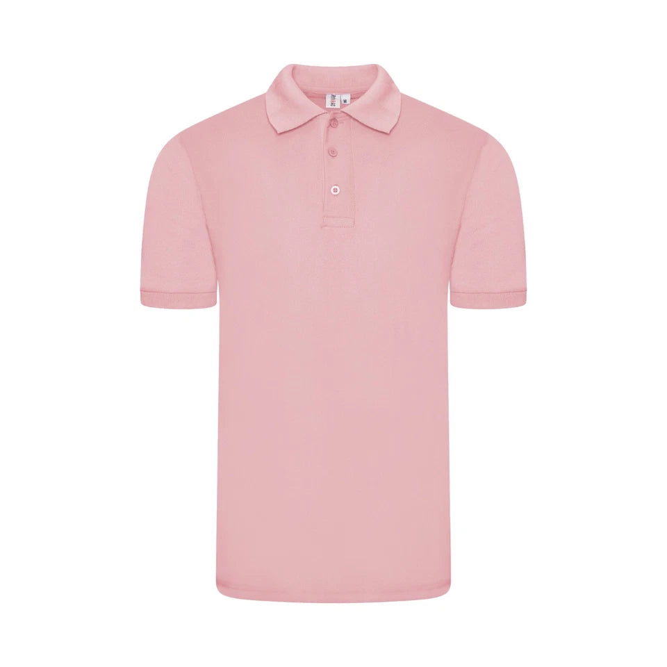 Men's Polo Shirt Short Sleeve Plain Casual Work Wear Uniform Pique Golf Tee Tops