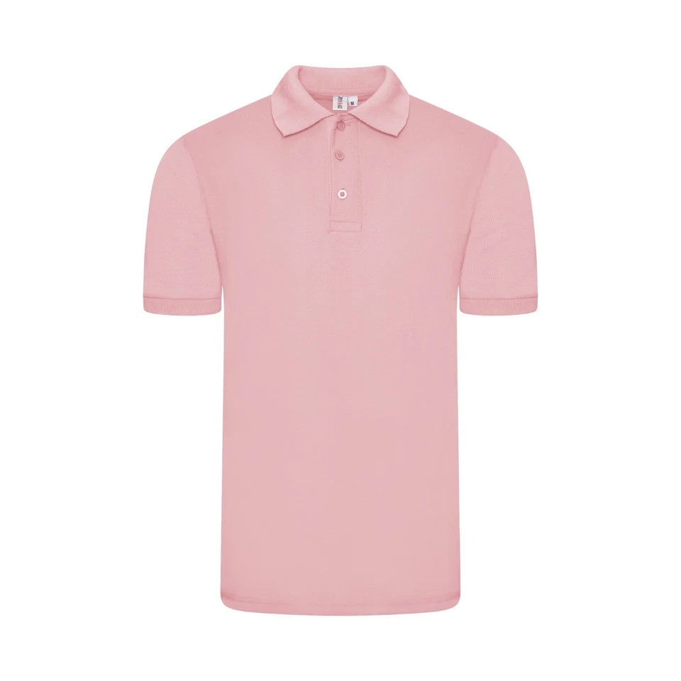 Men’s Short Sleeve Polo Shirt – Plain Piqué Golf, Work & Casual Top