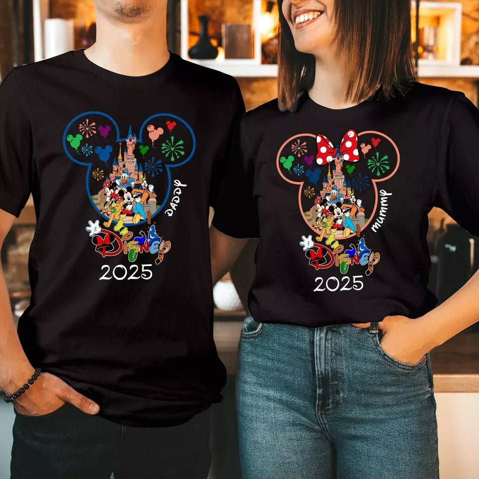 Personalized Disney Family Vacation T-Shirt – Matching Disneyland Trip Shirts