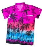Men's Hawaiian Shirt Palm Tree Aloha Stag Beach Holiday Summer Party Fan Shirt