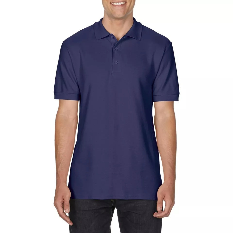 Men’s Short Sleeve Polo Shirt – Plain Piqué Golf, Work & Casual Top