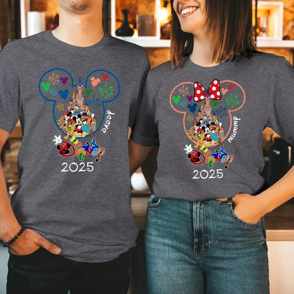 Personalized Disney Family Vacation T-Shirt – Matching Disneyland Trip Shirts