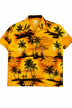 Men's Hawaiian Shirt Palm Tree Aloha Stag Beach Holiday Summer Party Fan Shirt