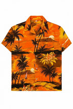 Men's Hawaiian Shirt Palm Tree Aloha Stag Beach Holiday Summer Party Fan Shirt
