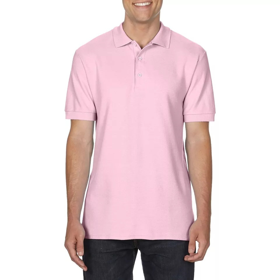 Men’s Short Sleeve Polo Shirt – Plain Piqué Golf, Work & Casual Top