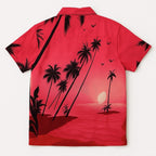 Men's Hawaiian Shirt Palm Tree Aloha Stag Beach Holiday Summer Party Fan Shirt