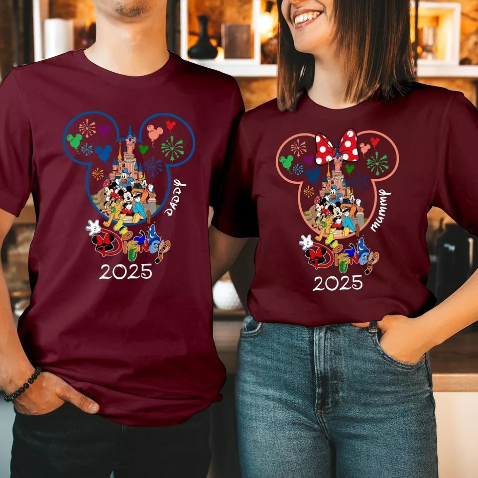 Personalized Disney Family Vacation T-Shirt – Matching Disneyland Trip Shirts