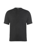 Men's Short Sleeve Henley T-Shirt Premium Quality for Plain Grandad Neck Tops Casual Summer