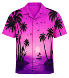 Men's Hawaiian Shirt Palm Tree Aloha Stag Beach Holiday Summer Party Fan Shirt