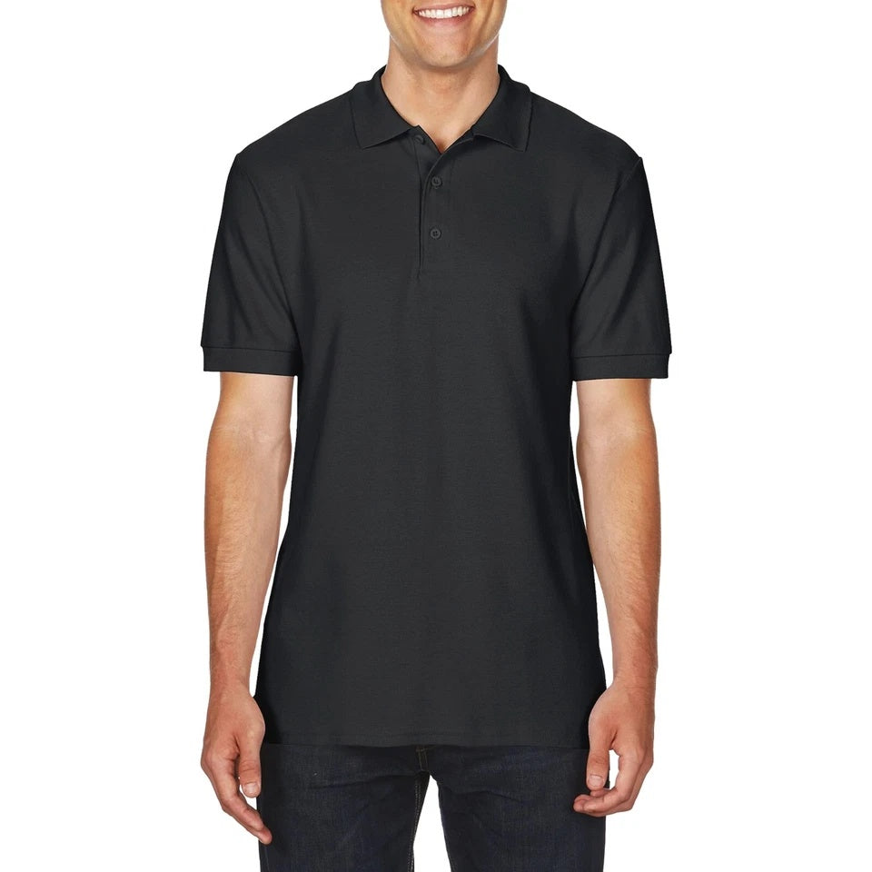 Men’s Short Sleeve Polo Shirt – Plain Piqué Golf, Work & Casual Top