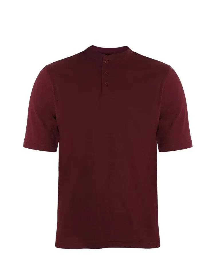 Men’s Premium Short Sleeve Henley T-Shirt – Casual Summer Top