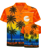 Men's Hawaiian Shirt Palm Tree Aloha Stag Beach Holiday Summer Party Fan Shirt