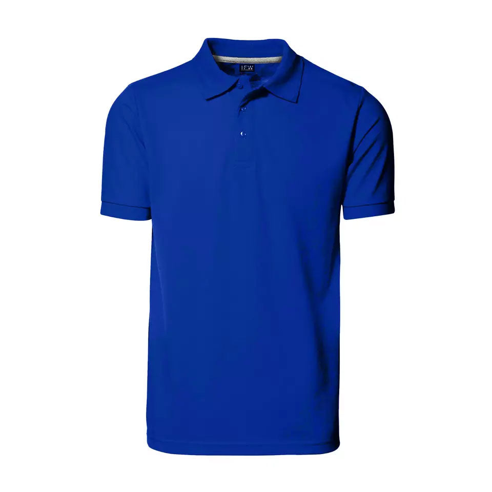 Men's Pique Polo Plain Polo Shirt Workwear 100% Cotton Short Sleeve