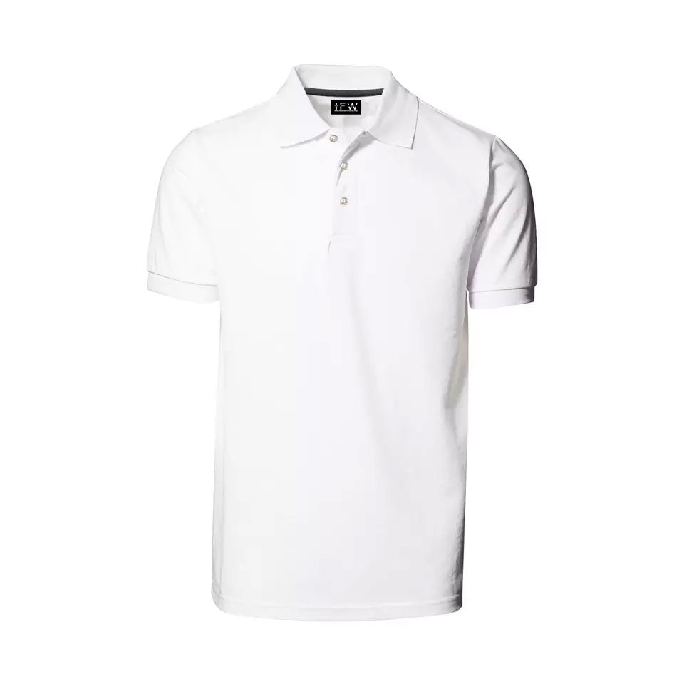 Men's Pique Polo Plain Polo Shirt Workwear 100% Cotton Short Sleeve