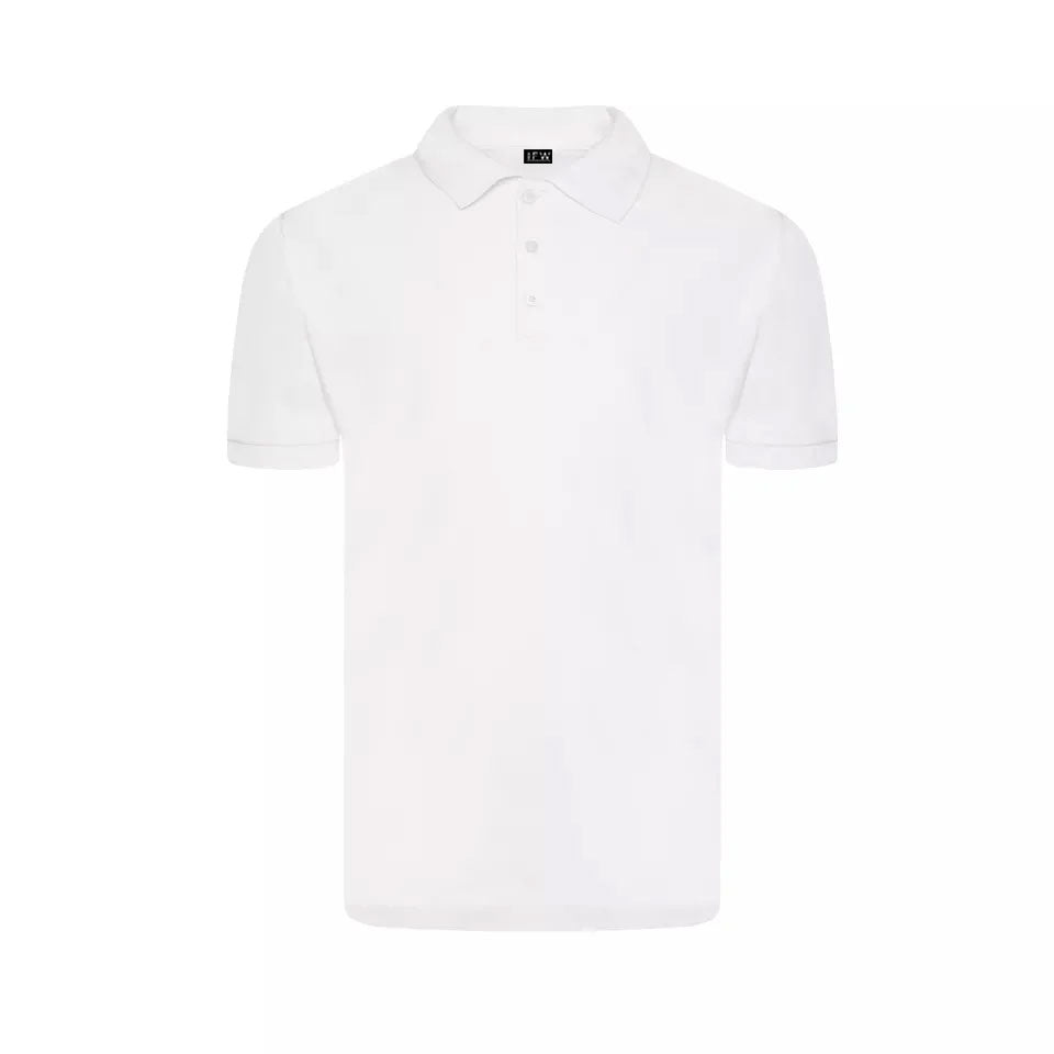 Men’s Short Sleeve Polo Shirt – Plain Piqué Golf, Work & Casual Top