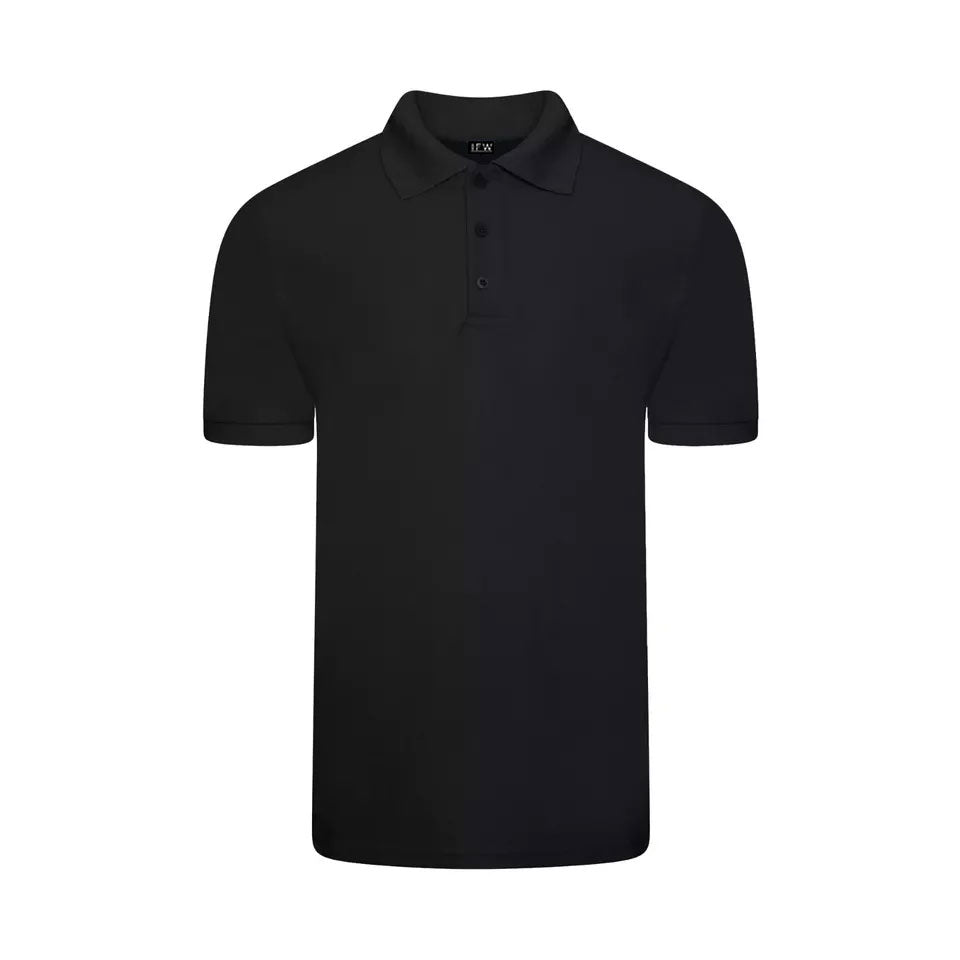 Men’s Short Sleeve Polo Shirt – Plain Piqué Golf, Work & Casual Top